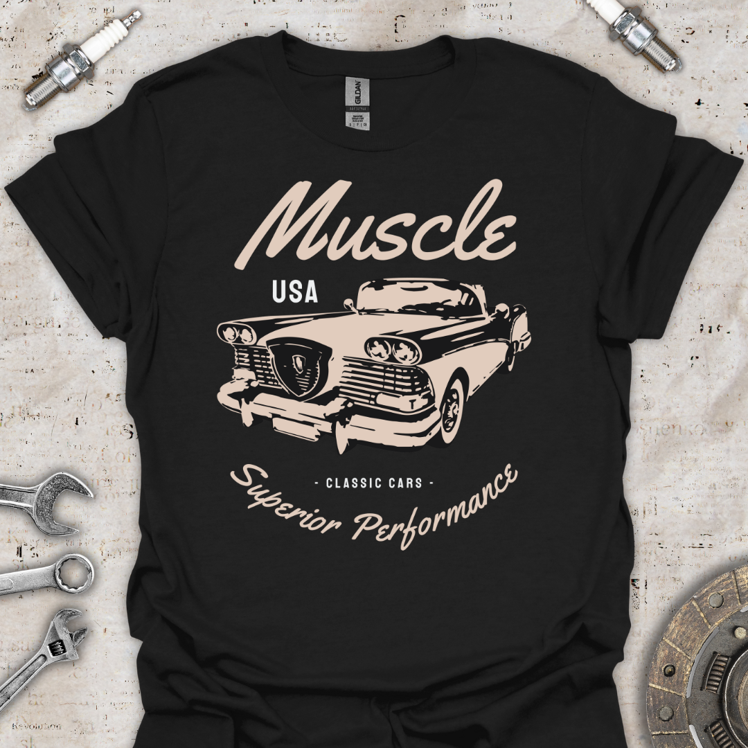 Muscle USA Car T-Shirt - Car Threads