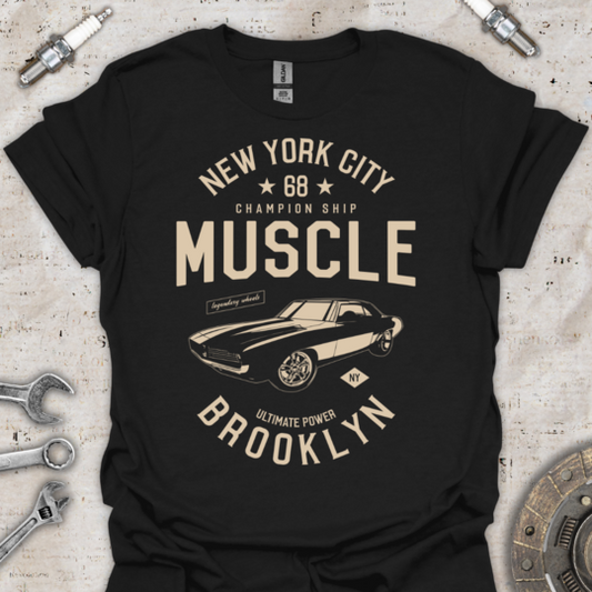 New York City Muscle T-Shirt - Car Threads