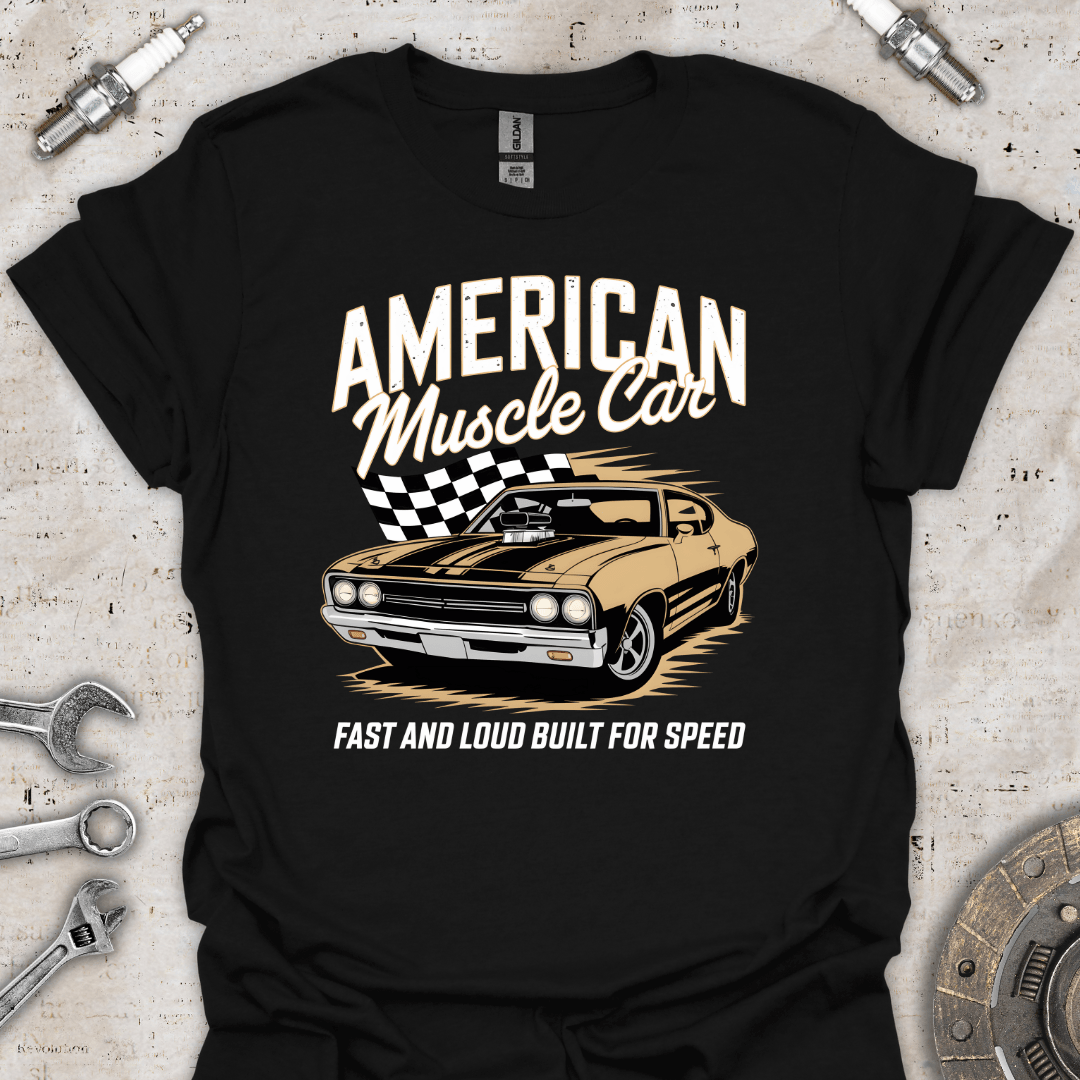 American Muscle Car Fast & Loud T-Shirt - Car Threads