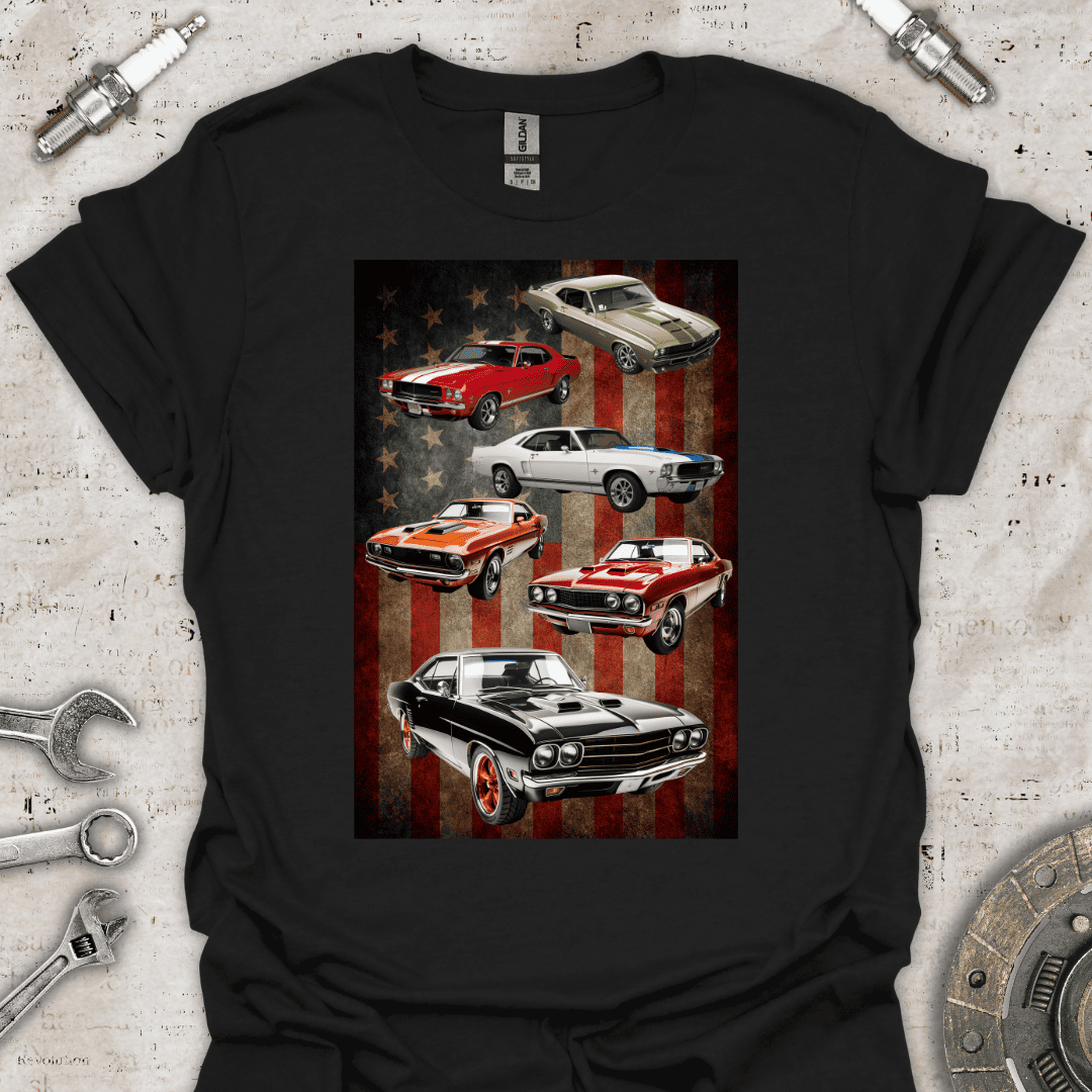 Classic Muscle Cars T-Shirt - Car Threads