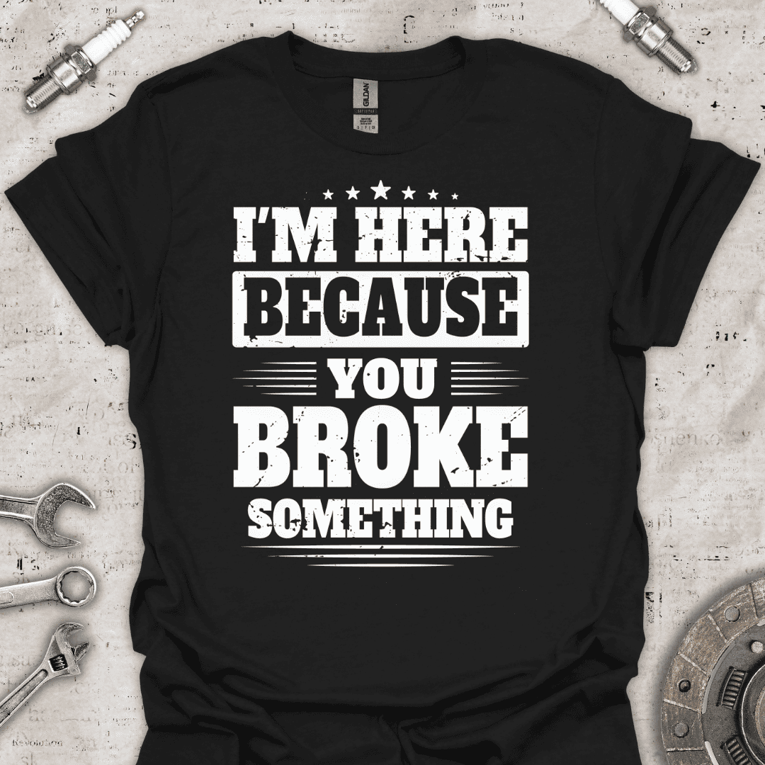 Funny Mechanic T-Shirt - Car Threads