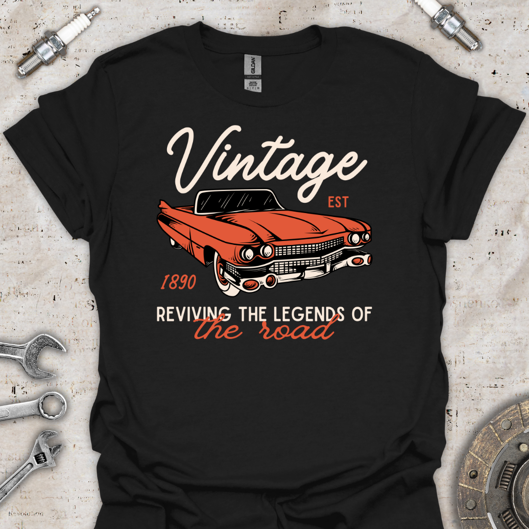 Vintage 1890 Classic T-Shirt - Car Threads