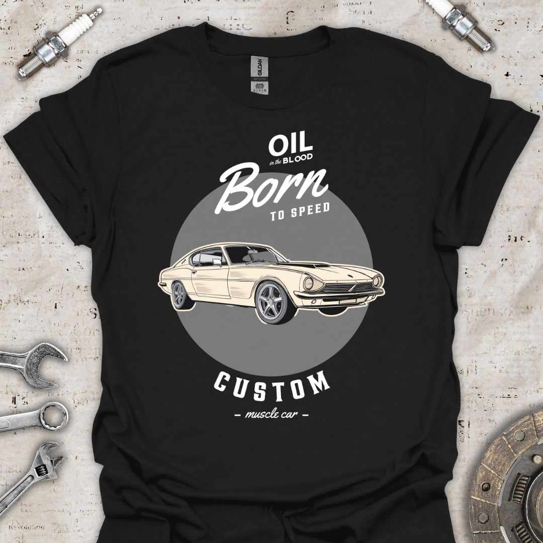 Oil in the Blood T-Shirt - Car Threads