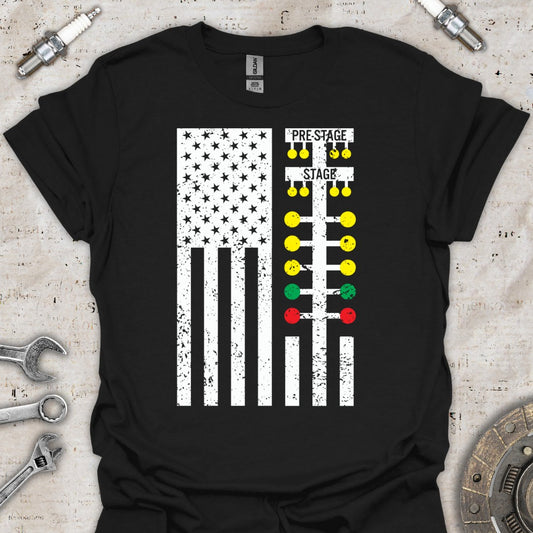 Drag Racing Flag T-Shirt - Car Threads