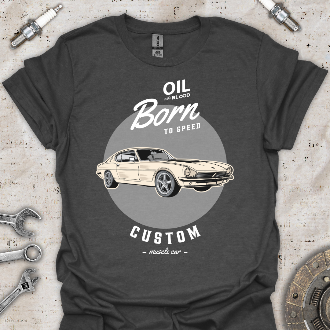 Oil in the Blood T-Shirt - Car Threads