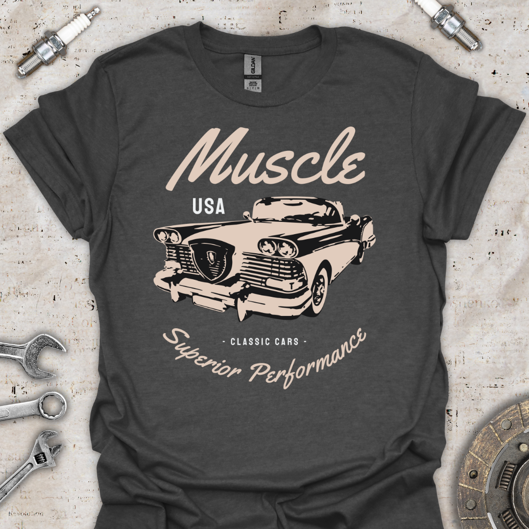 Muscle USA Car T-Shirt - Car Threads