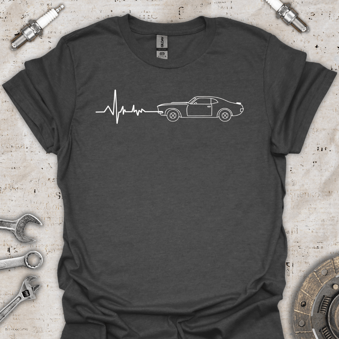 Car Heartbeat T-Shirt - Car Threads