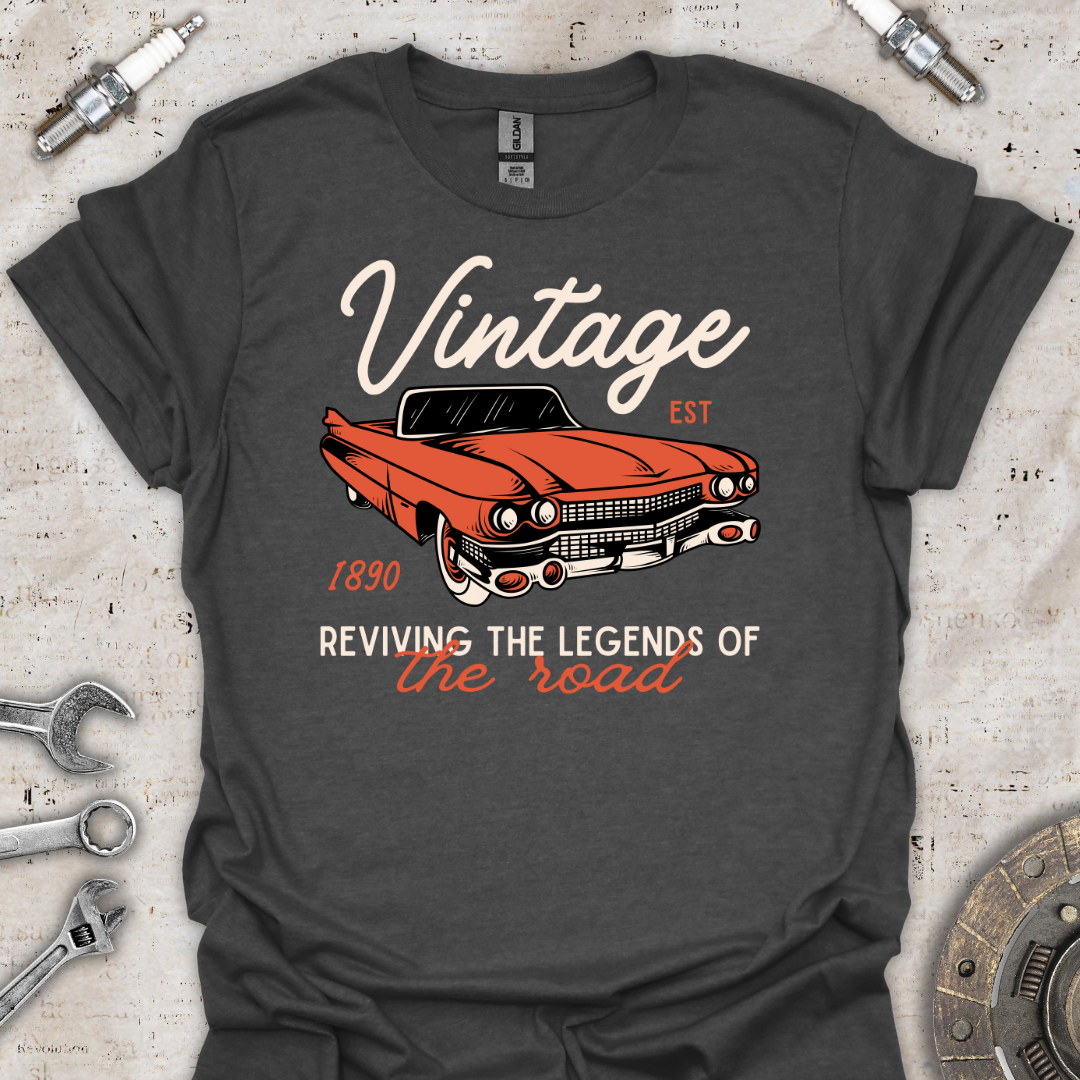 Vintage 1890 Classic T-Shirt - Car Threads