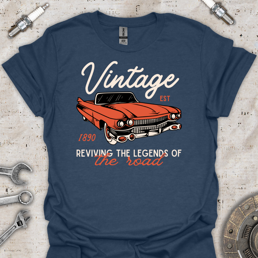 Vintage 1890 Classic T-Shirt - Car Threads