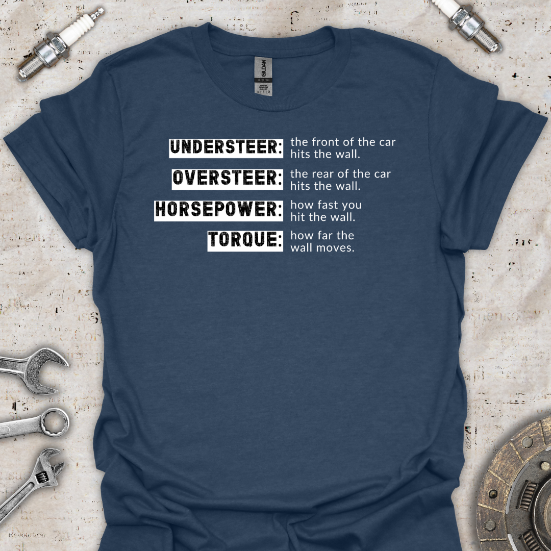 Understeer Oversteer T-Shirt - Car Threads