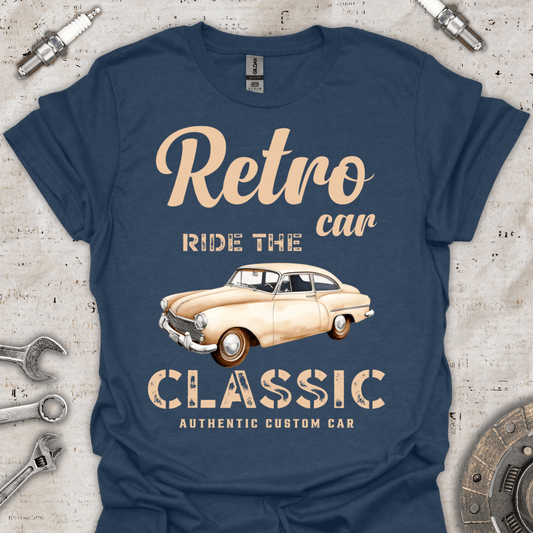 Retro Car - Ride the Classic T-Shirt - Car Threads