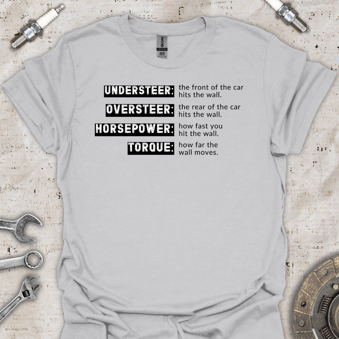 Understeer Oversteer T-Shirt - Car Threads