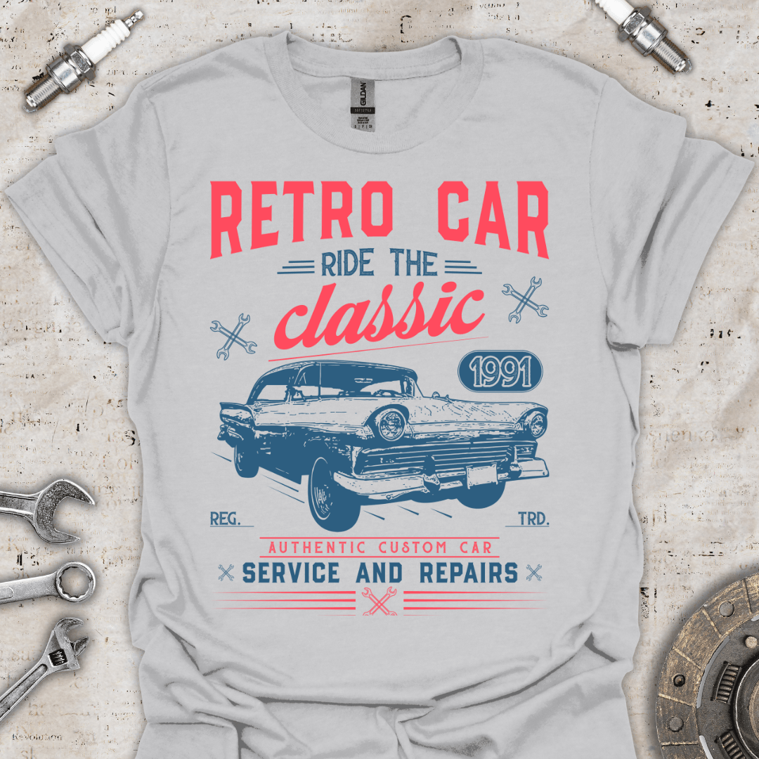 Retro Ride the Classic 1991 T-Shirt - Car Threads