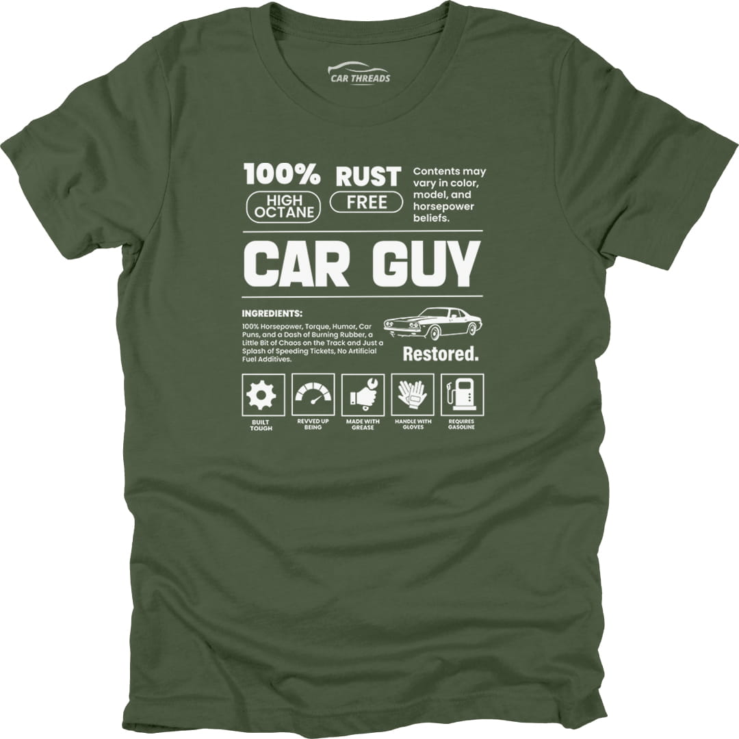 Car Guy Label