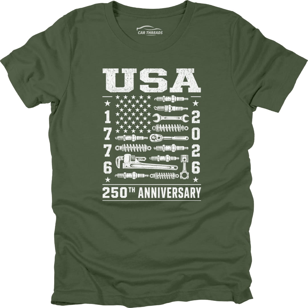 250th USA Garage Flag