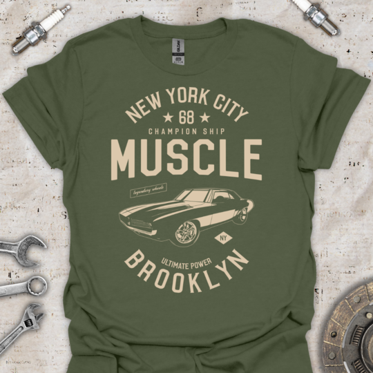 New York City Muscle T-Shirt - Car Threads