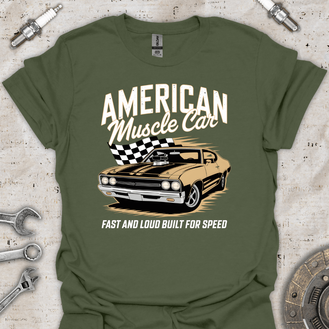 American Muscle Car Fast & Loud T-Shirt - Car Threads