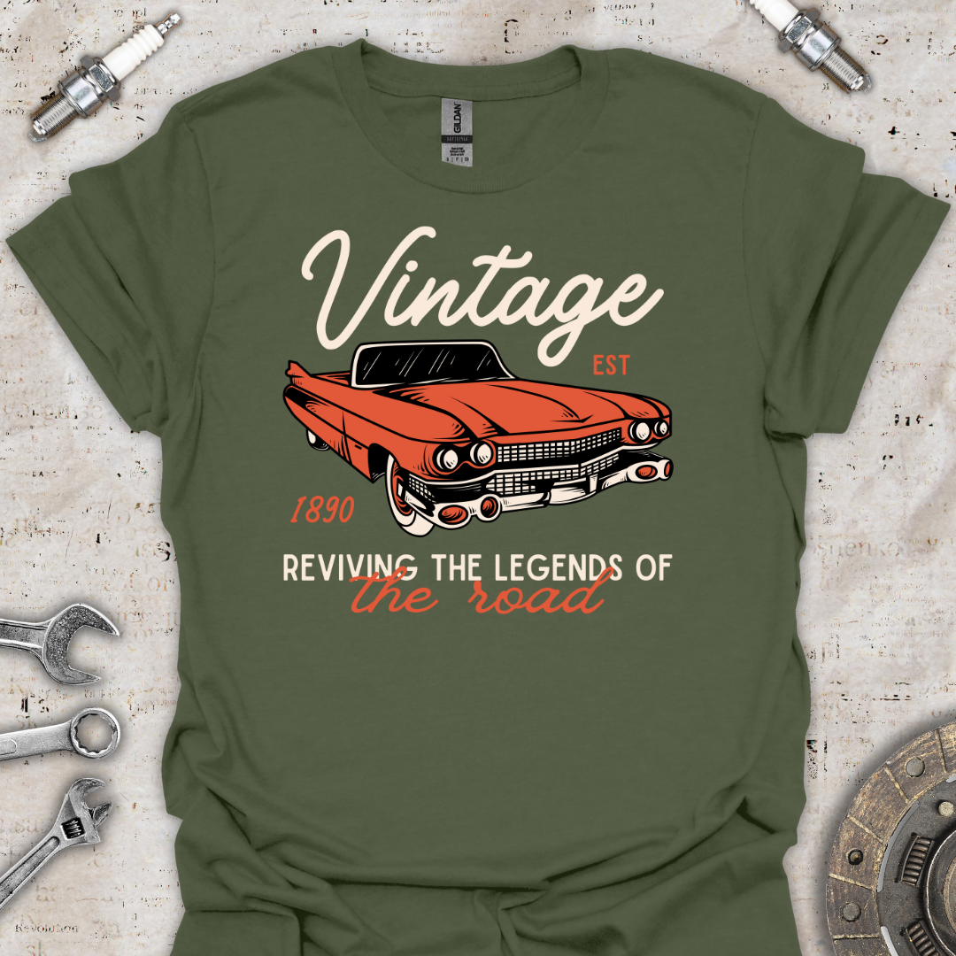 Vintage 1890 Classic T-Shirt - Car Threads