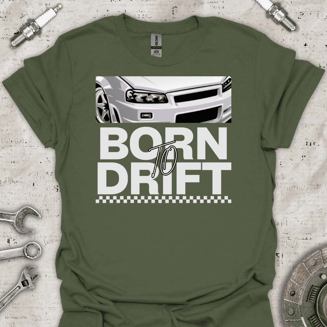 Born to Drift T-Shirt - Car Threads