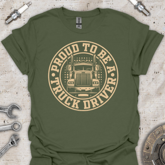 Truck Driver T-Shirt - Car Threads