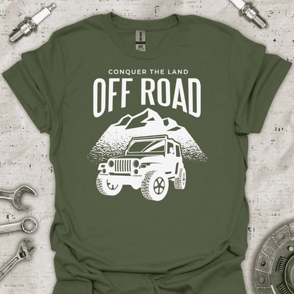 Conquer the Land T-Shirt - Car Threads