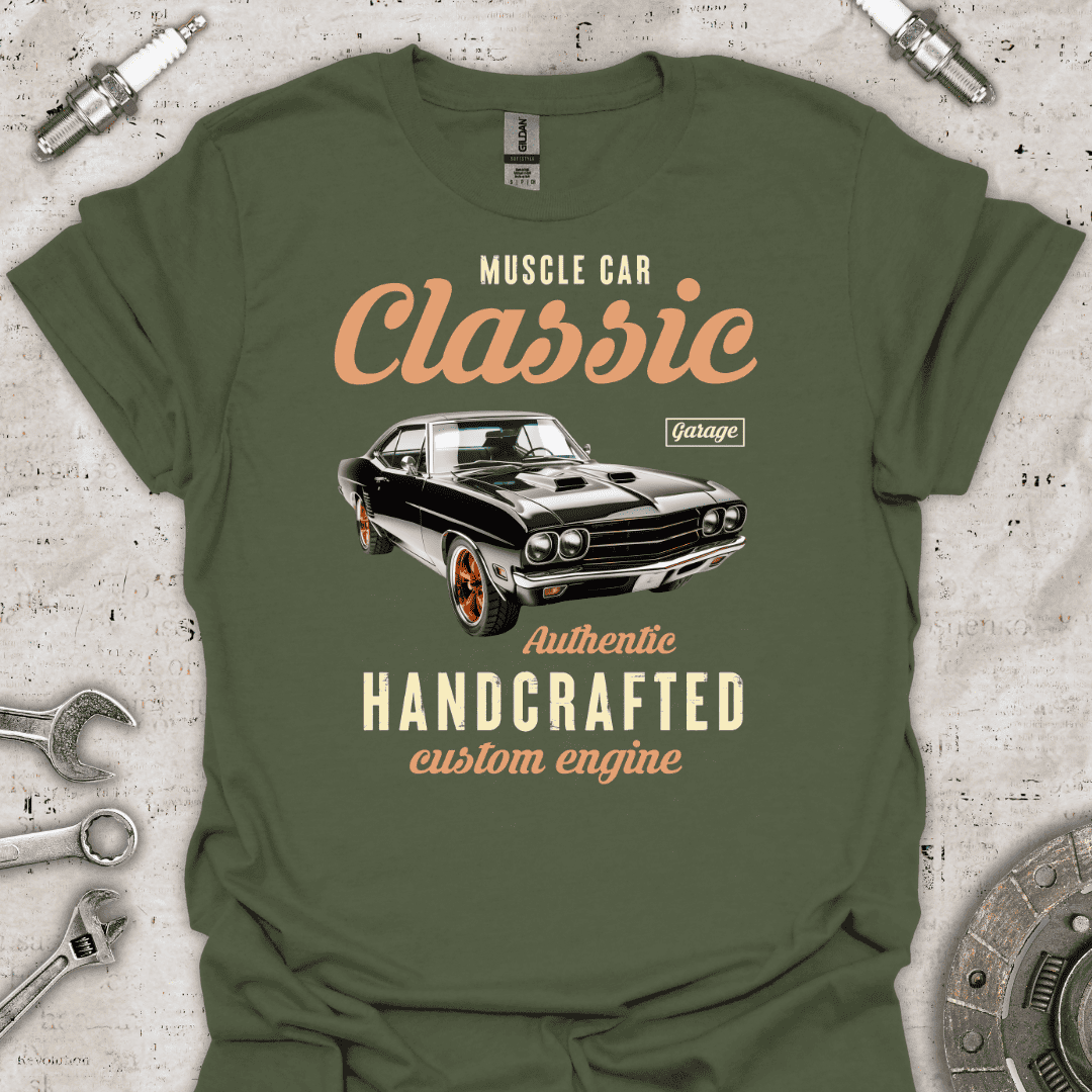 Authentic Handcrafted T-Shirt - Car Threads