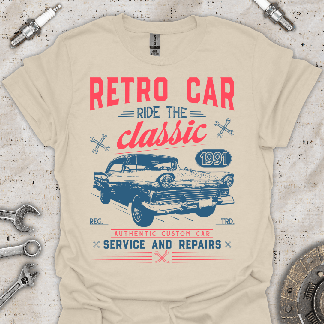 Retro Ride the Classic 1991 T-Shirt - Car Threads