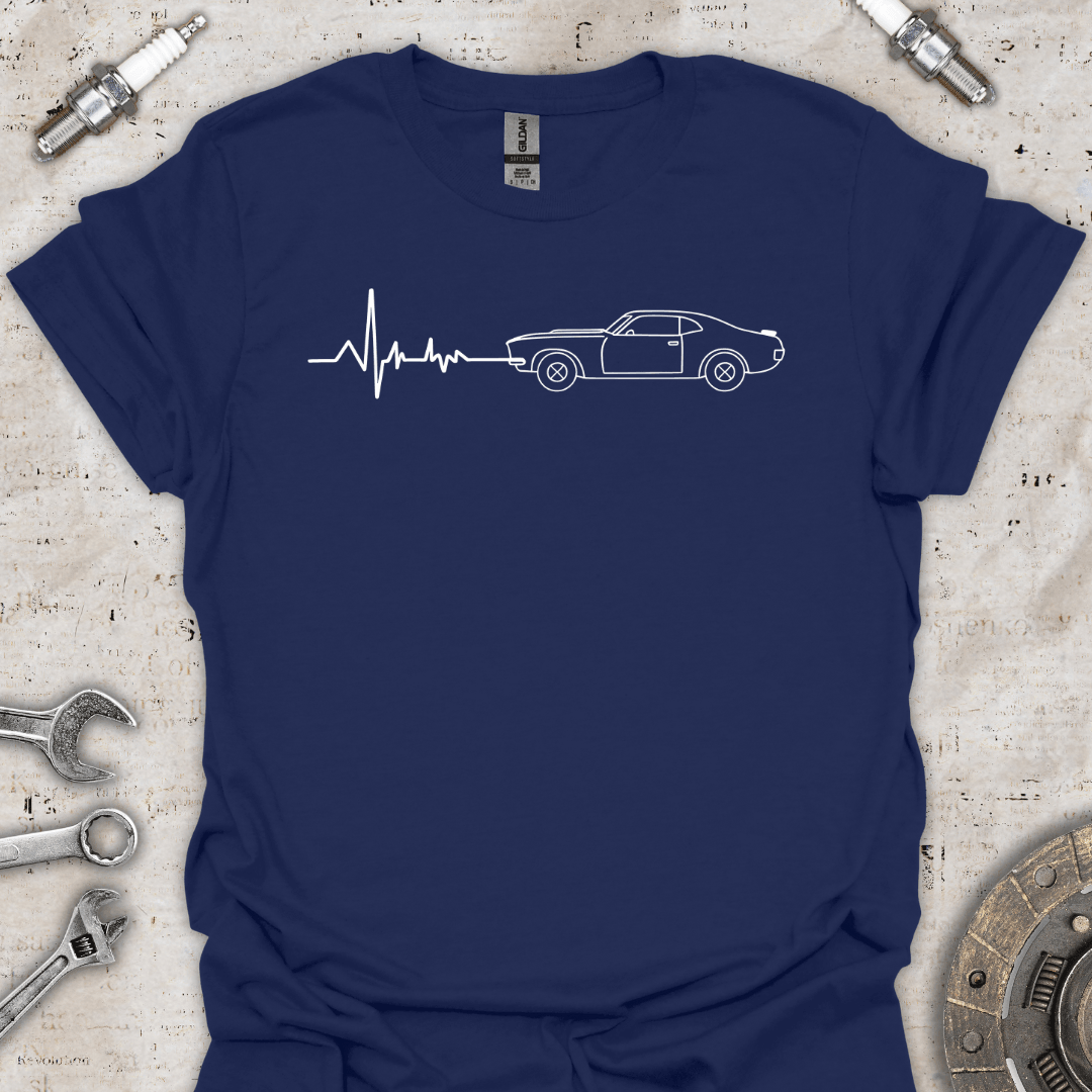 Car Heartbeat T-Shirt - Car Threads