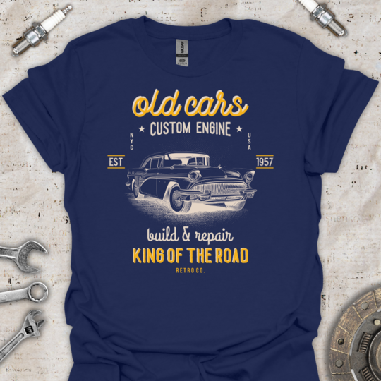 Old Cars EST 1957 T-Shirt - Car Threads