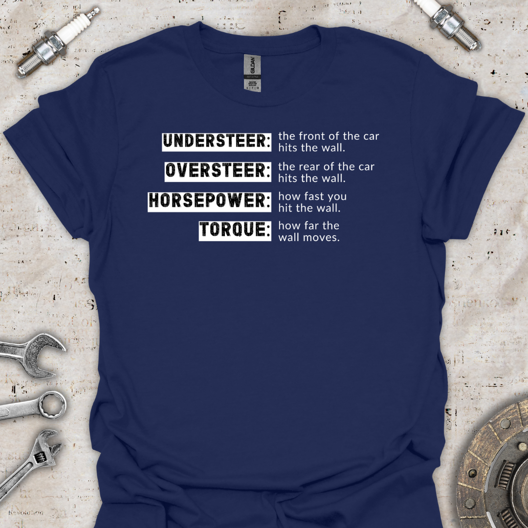 Understeer Oversteer T-Shirt - Car Threads