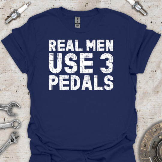 Real Men Funny T-Shirt - Car Threads