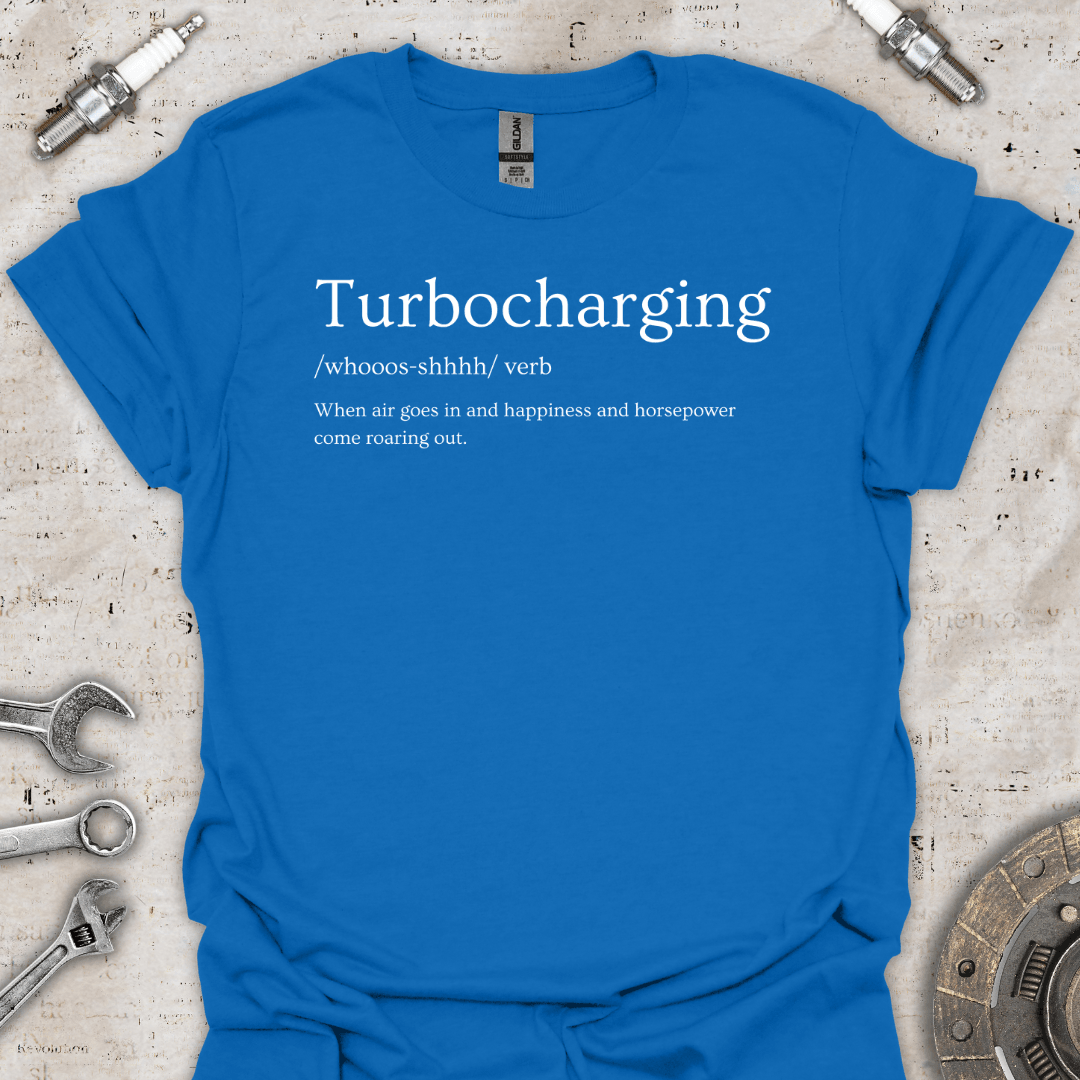 Turbocharging Definition T-Shirt - Car Threads