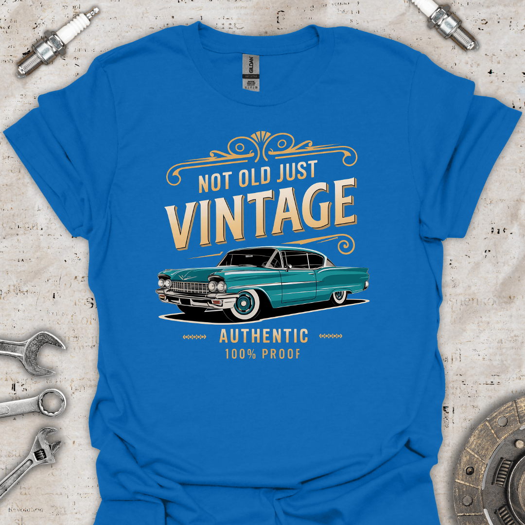 Not Old Just Vintage T-Shirt - Car Threads