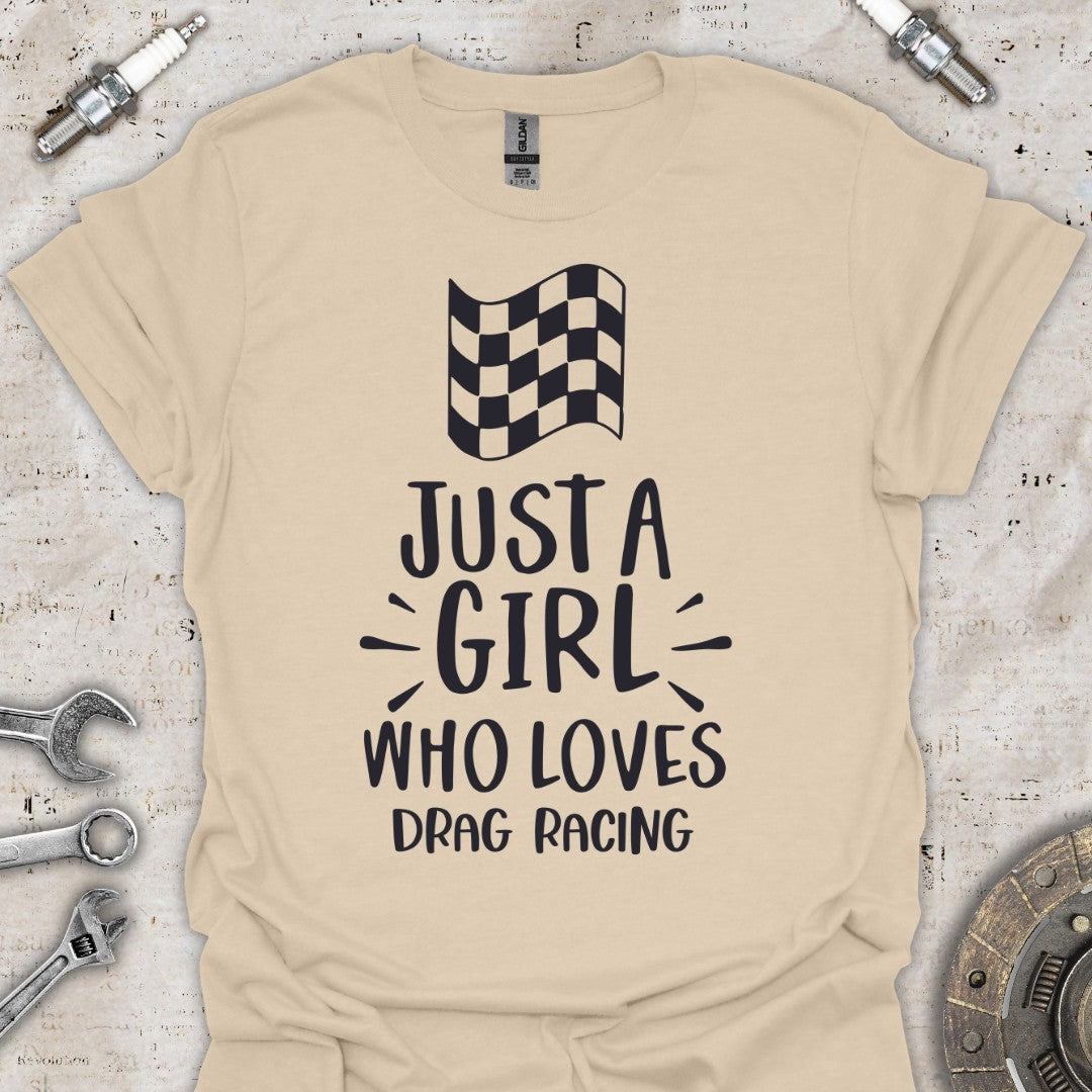 Drag Racing Girl T-Shirt - Car Threads