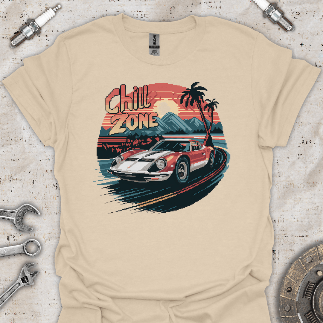 Chill Zone Racing Car Unisex Softstyle T-Shirt - Car Threads