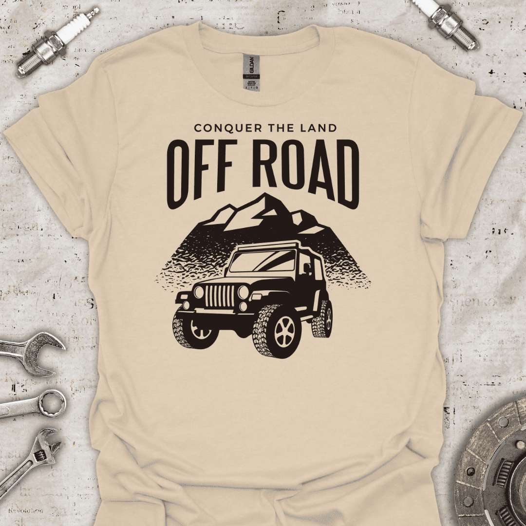 Conquer the Land T-Shirt - Car Threads