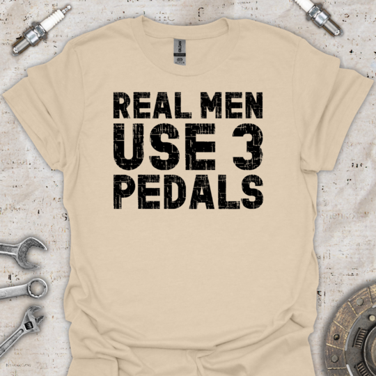 Real Men Funny T-Shirt - Car Threads