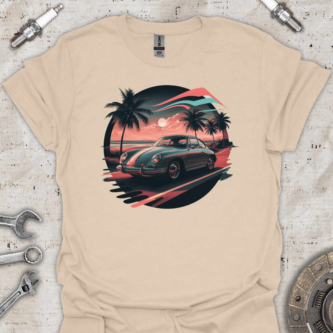 Sunset classic car T-Shirt - Car Threads