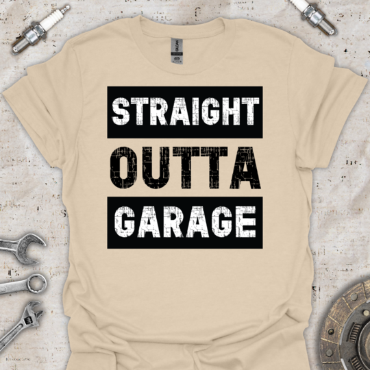 Straight Outta Garage T-Shirt - Car Threads