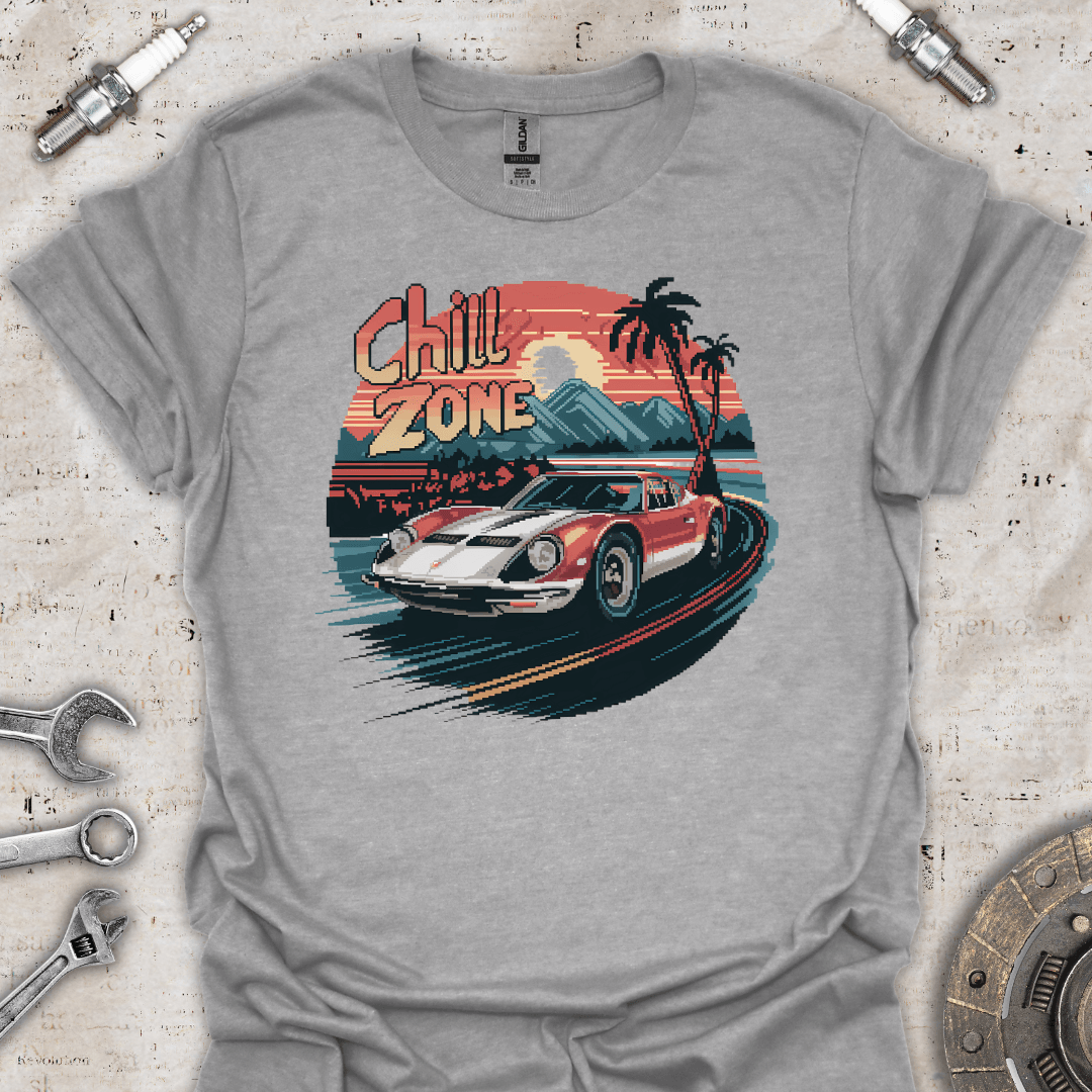 Chill Zone Racing Car Unisex Softstyle T-Shirt - Car Threads