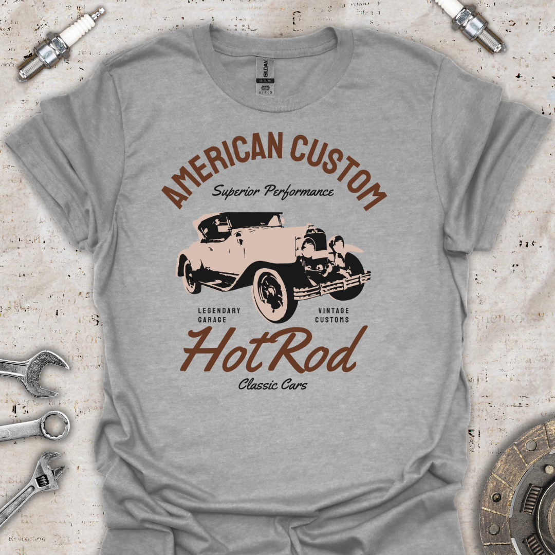 American Custom HotRod T-Shirt - Car Threads