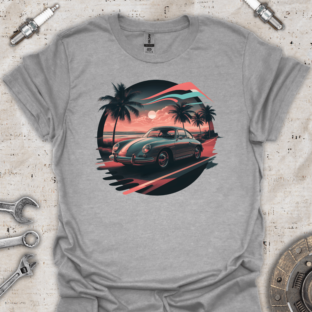 Sunset classic car T-Shirt - Car Threads