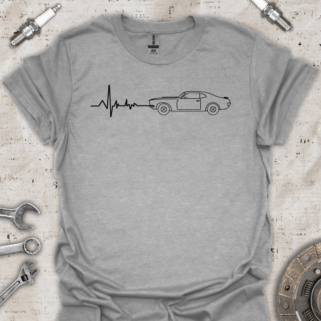 Car Heartbeat T-Shirt - Car Threads