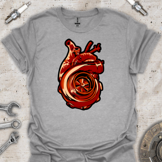 Turbo Heart T-Shirt - Car Threads