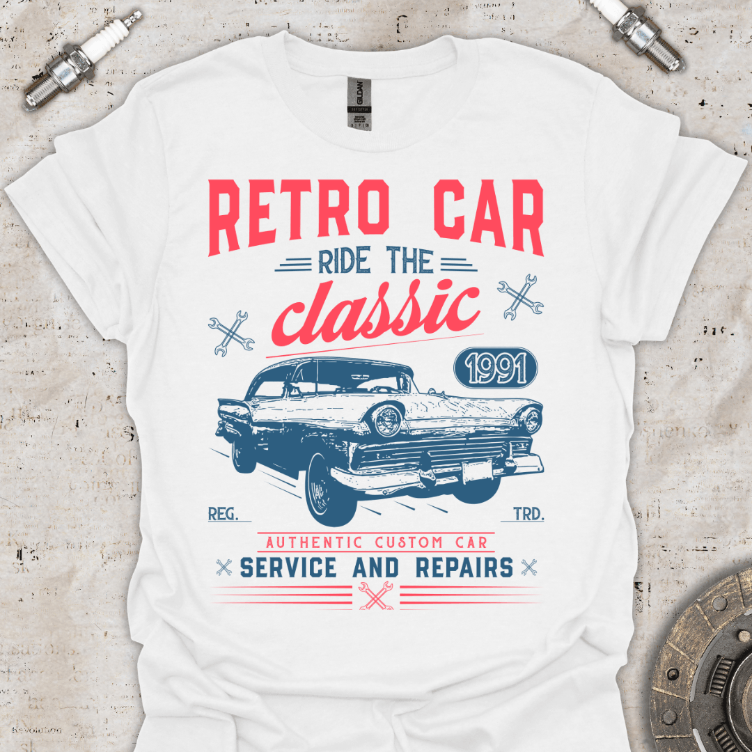 Retro Ride the Classic 1991 T-Shirt - Car Threads