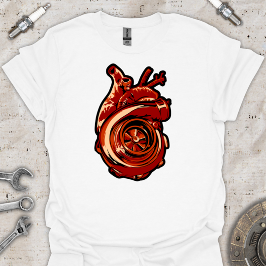 Turbo Heart T-Shirt - Car Threads