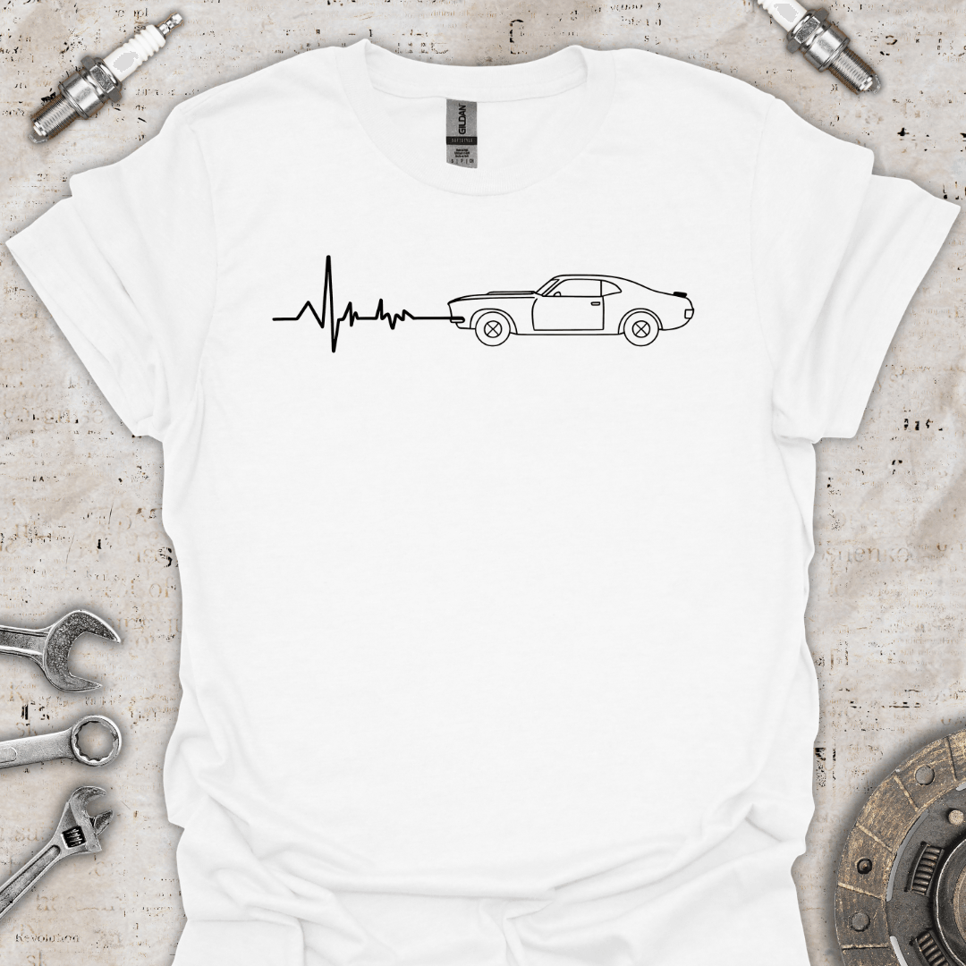 Car Heartbeat T-Shirt - Car Threads