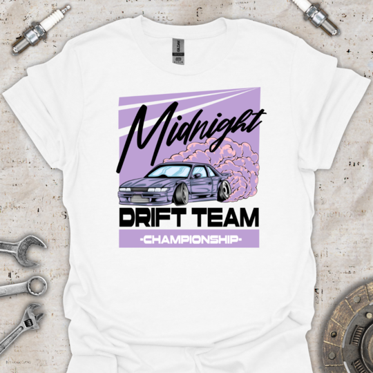 Midnight Drift Team T-Shirt - Car Threads