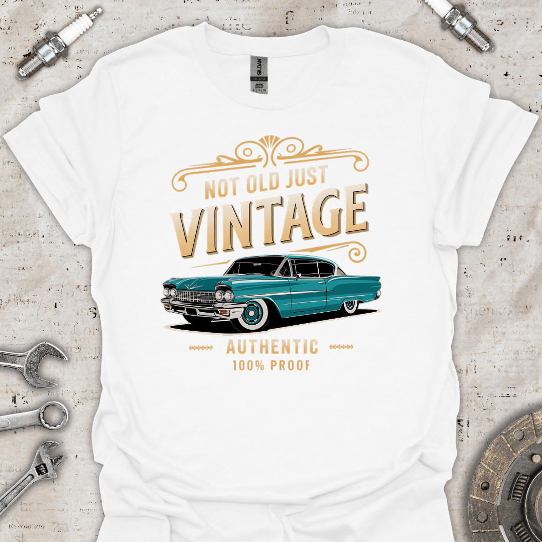 Not Old Just Vintage T-Shirt - Car Threads