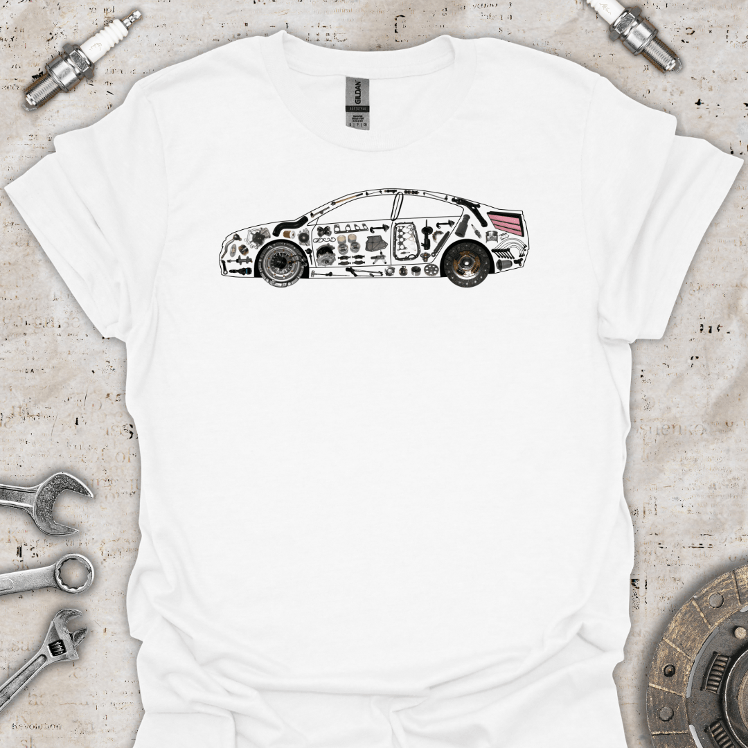 Car Parts T-Shirt - Car Threads